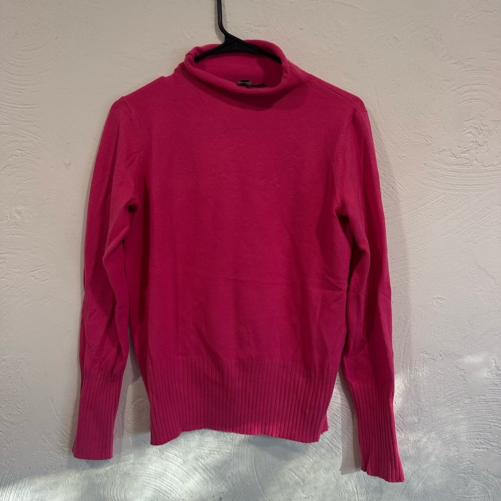 Hot pink French Connection turtleneck